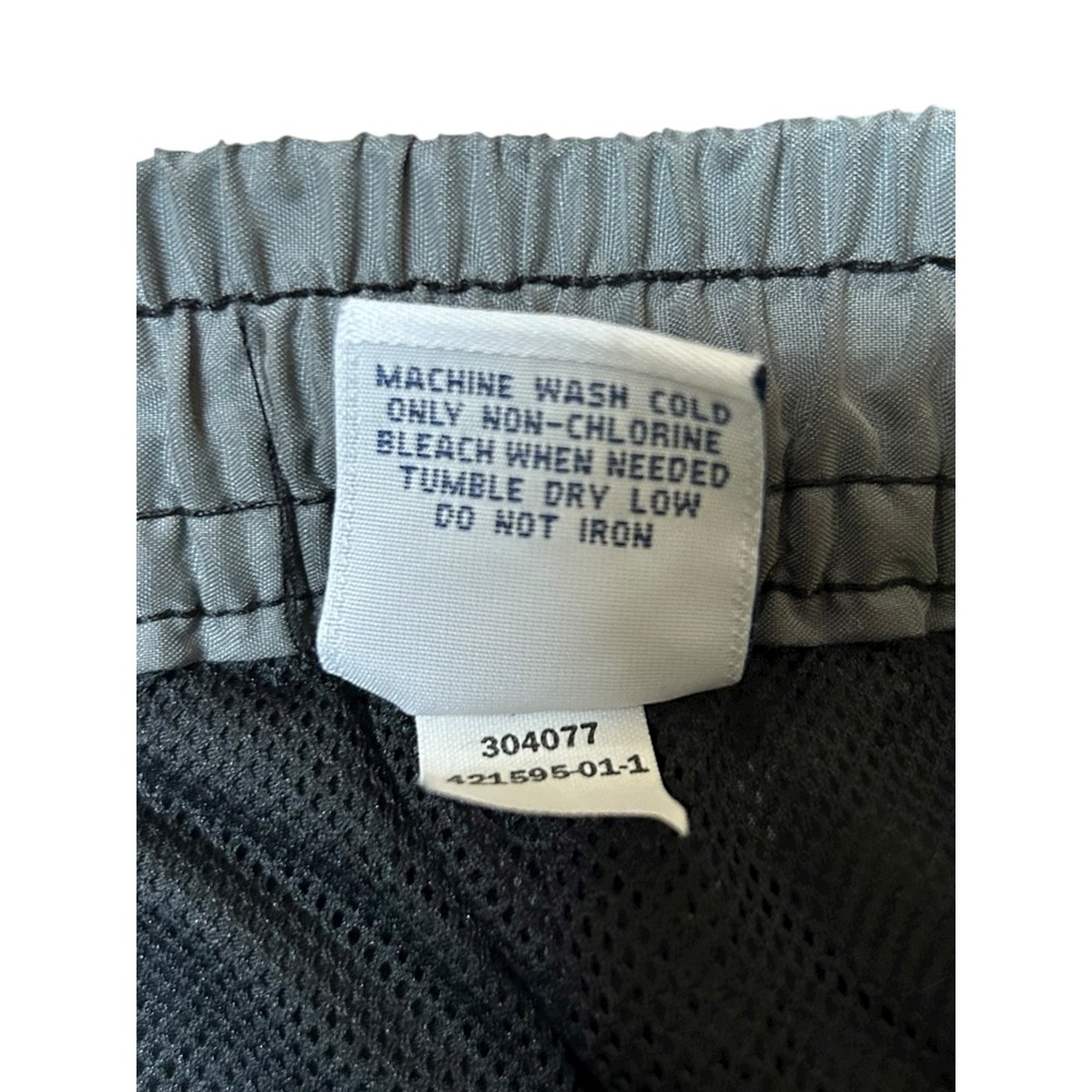 Old Navy Mens Y2K Blokecore Medium Gray Cargo Track Pants Drawstring Pockets - Picture 8 of 10